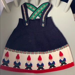 Hanna Andersson gnome holiday dress 70cm